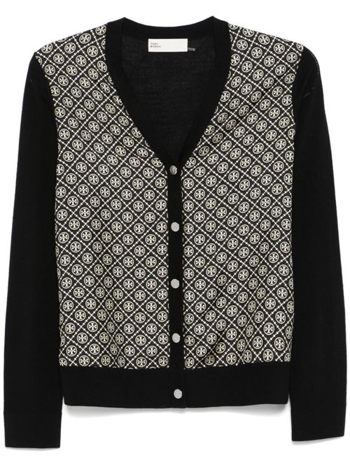 Cardigan monogram TORY BURCH | 154441012